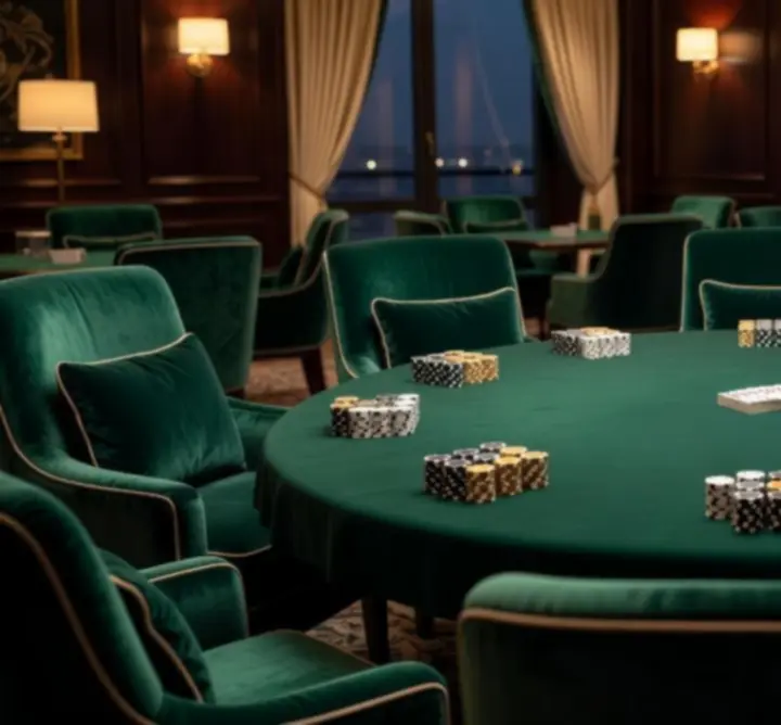 Privát poker asztal exkluzív zártkörű rendezvényen a Jatek Fokuszban